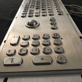 106 Keys Type Waterproof Keyboard , Industrial Grade Metal Computer Keyboard