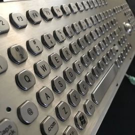 106 Keys Type Waterproof Keyboard , Industrial Grade Metal Computer Keyboard