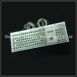 106 Keys Type Waterproof Keyboard , Industrial Grade Metal Computer Keyboard